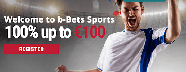 Er wachten op dit moment 100 euro op je bij bookmaker b-Bets
