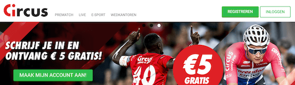 € 5 gratis wedden