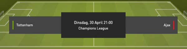 tottenham Ajax - Champions League