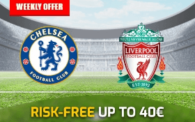 risk free chelsea liverpool tot 40 euro
