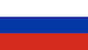 De vlag van Rusland