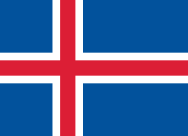 De vlag van IJsland