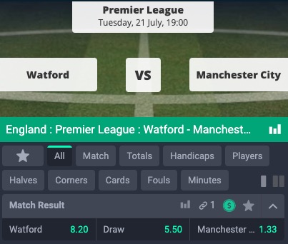 watford - man city