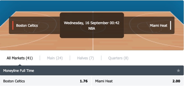 Boston Celtics - Miami Heat 16092020