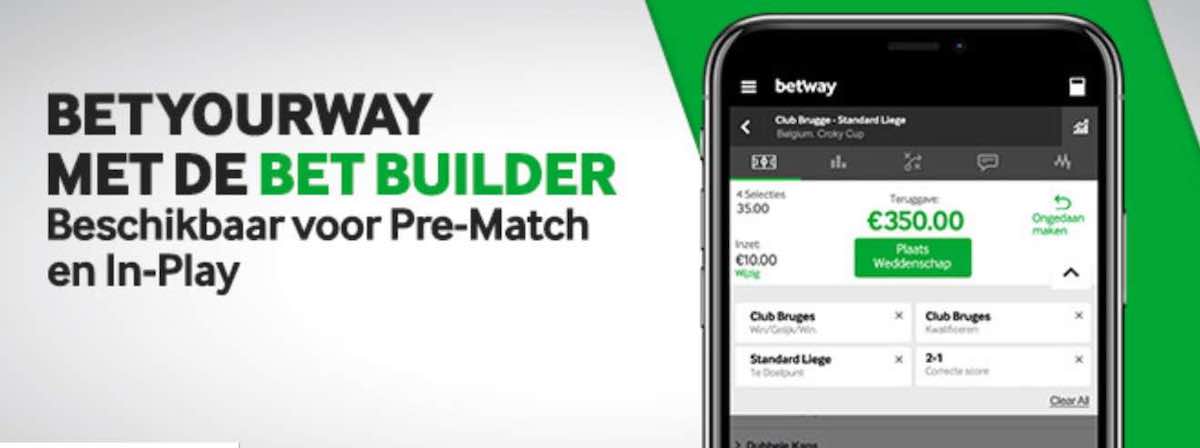 Betway Bet builder