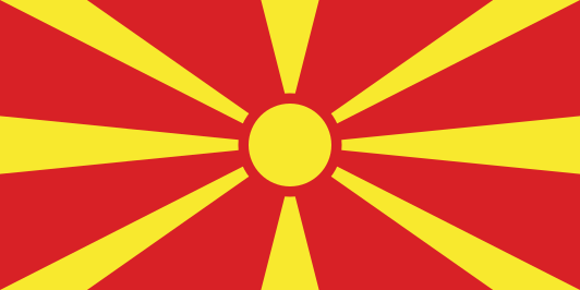 Noord Macedonie vlag