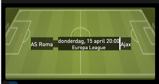 Roma - Ajax odds EL