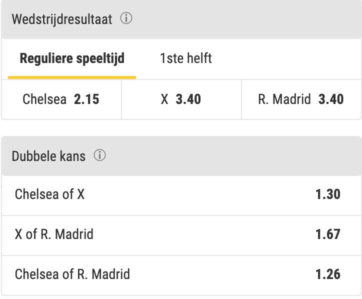 Chelsea Real Madrid: CL price boost halve finale
