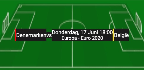Denemarken Belgie odds EK groep B