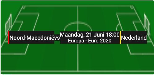 Nederland - Noord Macedonie EK