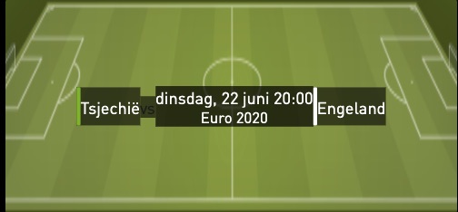 Tsjechie - Engeland ek groep D