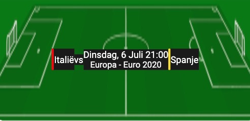 Italie Spanje EK 2020