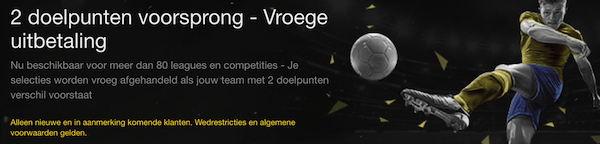 Vroege Uitbetaling 2 Goals Bet365 
