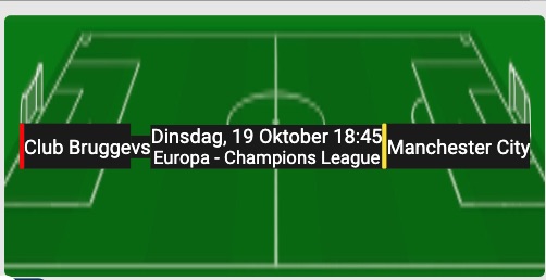 Club Brugge Manchester City in de CL 2021