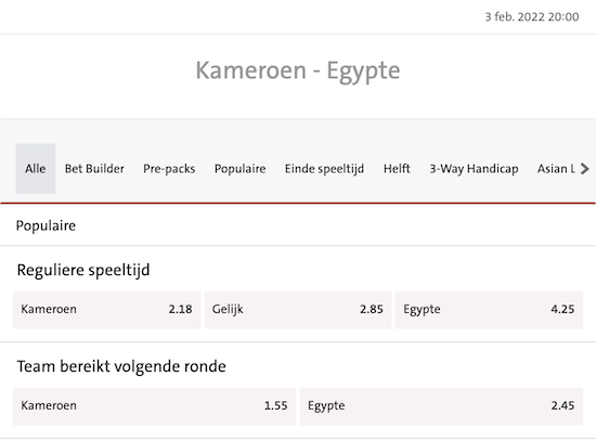 afrika cup halve finale favorieten