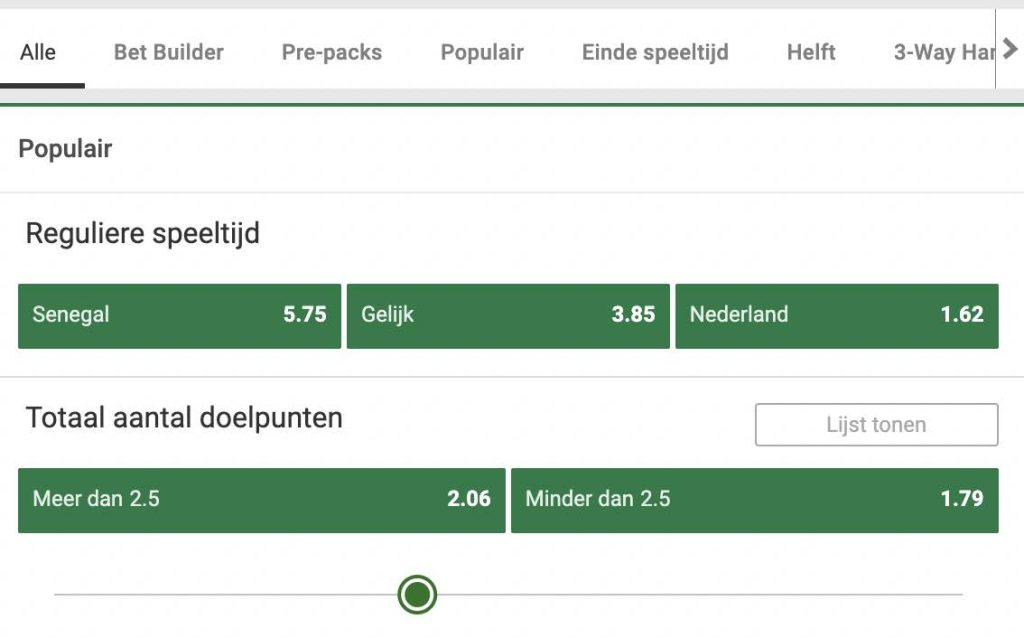 Unibet WK free bet