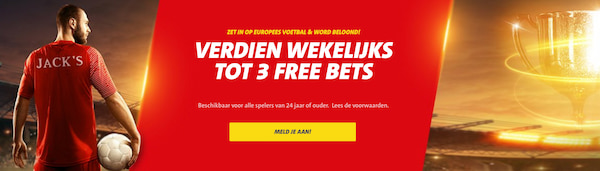 Jack's free bets Europees voetbal