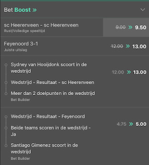 Bet365 bet boost