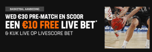 Livescore Bet FreeBet Bonus Basketbal