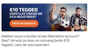 Vriend aanmelden Betnation