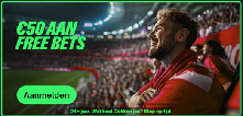 ComeOn 50 euro Free Bets welkomstbonus