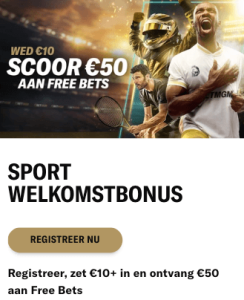 BetMGM welkomstbonus op mobiele app