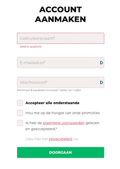 711 account aanmaken